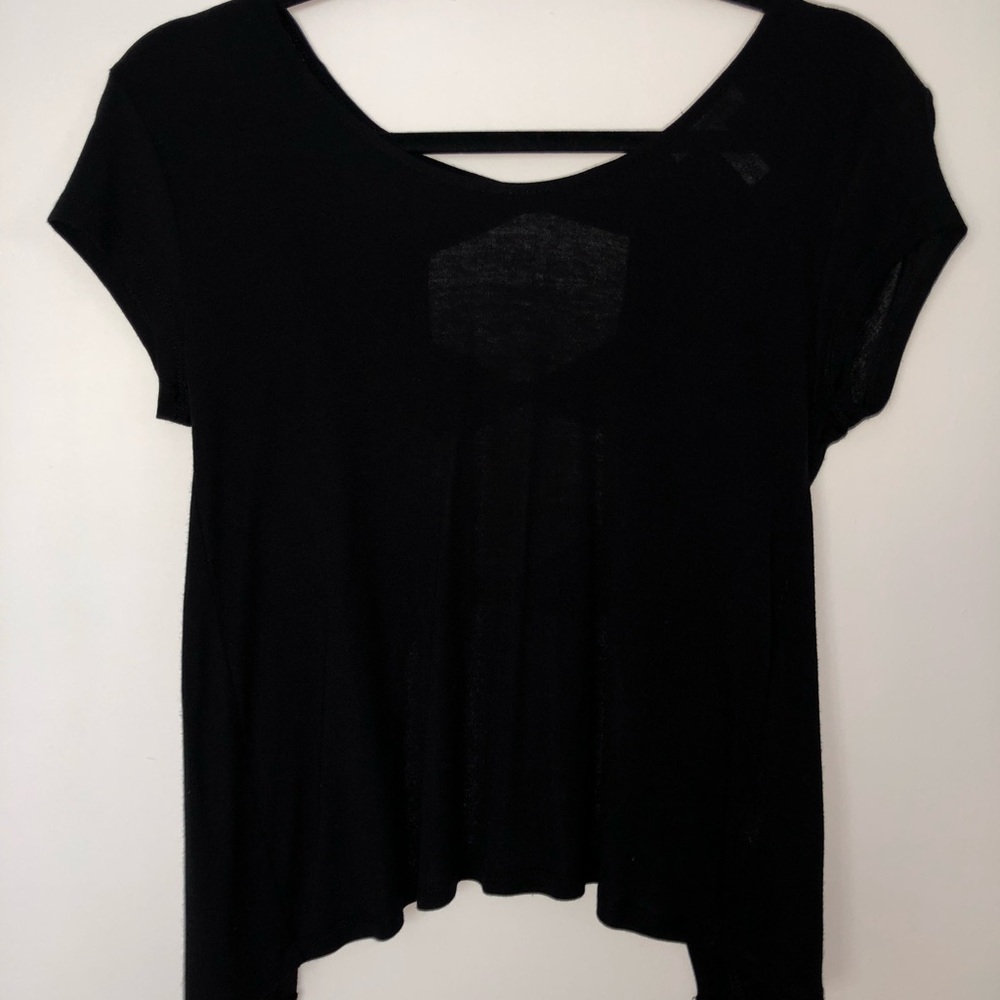 Open backed blouse